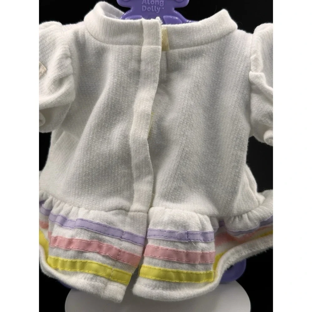 Cabbage Patch Kids‎ White HEART Shirt Dress Vtg 1983 Original Fleece CPK